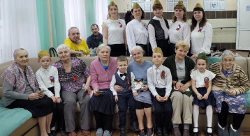 Концерт в дом-интернате для престарелых.